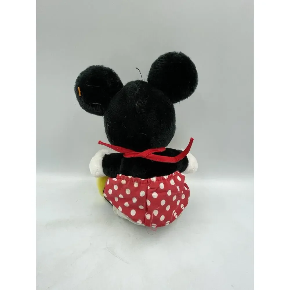 Vintage Disneyland Walt Disney World Minnie Mouse Plush 7”